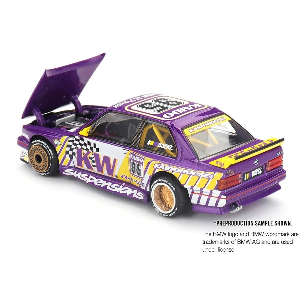 Amazon | 1:64 ダイキャストモデルカー BMW M3 Kaido KW V1 パープル
